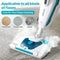 STEMOO - Steam - Mop 2 in 1 multifunctionele staande en handstoomreiniger - Wit