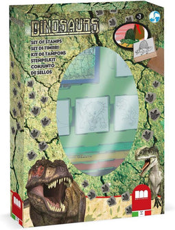 Stempeldoos Dino + Viltstiften