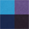 Stempelinkt, blauw, hemelsblauw, paars, violet, H: 2 cm, afm 3,5x3,5 cm, 4 stuk/ 1 doos