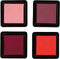 Stempelinkt, peach, roze, lichtroze, donkerroze, H: 2 cm, afm 3,5x3,5 cm, 4 stuk/ 1 doos