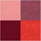 Stempelinkt, peach, roze, lichtroze, donkerroze, H: 2 cm, afm 3,5x3,5 cm, 4 stuk/ 1 doos