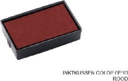 Stempelkussen Colop 6E/10 rood | 5 stuks