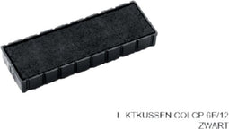 Stempelkussen Colop 6E/12 zwart | 5 stuks