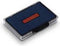 Stempelkussen Trodat 6/56/2 2 stuks blauw rood
