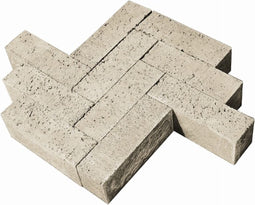 Stenen dikformaat zonder vellingkant Creme 21 x 7 x 8 cm