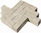 Stenen dikformaat zonder vellingkant Creme 21 x 7 x 8 cm