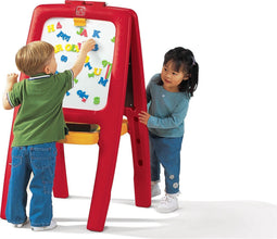 Step2 Easel For Two - tweezijdig - Inclusief 77 magnetische schuimletters, -cijfers en -tekens