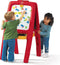 Step2 Easel For Two - tweezijdig - Inclusief 77 magnetische schuimletters, -cijfers en -tekens