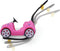 Step2 Whisper Ride Loopwagen in Roze - Duwauto / Loopauto met duwstang - Voor kinderen vanaf 1,5 jaar