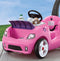 Step2 Whisper Ride Loopwagen in Roze - Duwauto / Loopauto met duwstang - Voor kinderen vanaf 1,5 jaar