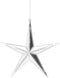 Ster 28x4x27 cm zilver spiegel kerstversiering