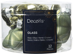 Ster glas l2b4.5h4 cm rsmrn 12st