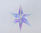 Ster pe l4b15h15 cm iris