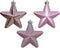 Ster plastic l2b7.5h7.5 cm fris lila 6st