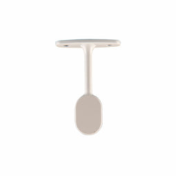 Steun voor stang in kast Stor Planet Cintacor Wit Ovaalvormig 15 x 25 mm (2 Stuks)
