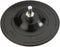 Steunschijf klit, 125 mm, as: 8 mm