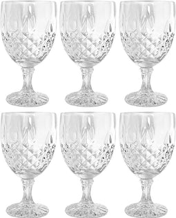 Stevige Cocktail-drinkglazen - Wijnglas - Gin Tonic Glazen- 6 stuks - 30 cl