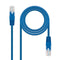 Stevige UTP-netwerkkabel categorie 6 NANOCABLE 10.20.0402 Blauw 2 m