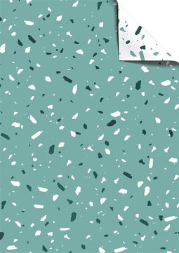 Stewo Apparaatrol Terrazzo 250 M X 50 Cm Groen/wit