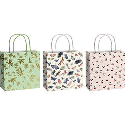 Stewo - Cadeautasjes nature 20x20cm 3st | 6 stuks