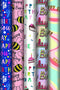 Stewo - Inpakpapier happy bee day 200x70cm ass | 6 stuks