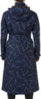 AGU Trench Coat Long - Regenjas Dames - Wind- en waterproof - Blauw - L