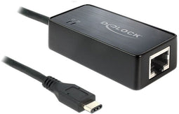Delock 62642 - USB-C naar RJ45 Gigabit LAN Adapter - USB 3.1 Gen 1 - 10/100/1000 Mbps