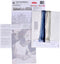 Thea Gouverneur - Borduurpakket met telpatroon - 552A - Voorgesorteerde DMC Garens - Delfts Blauwe Huisjes - Aida - 27 cm x 11 cm - DIY Kit