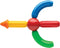 Stick-O Basic Set - 10 onderdelen - magnetisch speelgoed - speelgoed 1 jaar - peuter speelgoed jongens en meisjes - baby speelgoed - speelgoed jongens 2 jaar