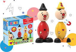 Stick-O Bumba set - magnetisch speelgoed - 5 modellen - speelgoed 1 jaar - peuter speelgoed jongens en meisjes - baby speelgoed - speelgoed jongens 2 jaar