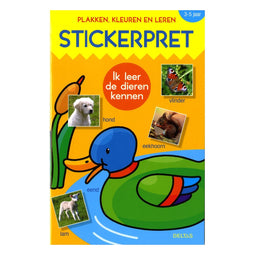 Stickerpret Ik Leer De Dieren Kennen 3-5 Jaar