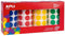 Stickers Apli Gomets Rol Geel Blauw Rood Groen Cirkels Cirkelvormig (4 Onderdelen)