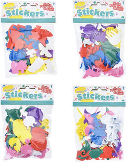 Stickers foam - dieren - voertuig