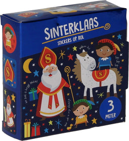 Stickers op Rol 3m Sinterklaas | Schoencadeau | Sint-tip | Kerst-tip