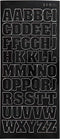 Stickers vel 10x23 cm grote hoofdletters