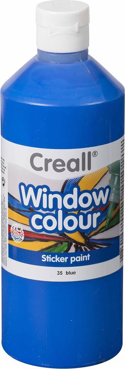 Stickerverf | Creall | Blauw | Window color | 500 ml
