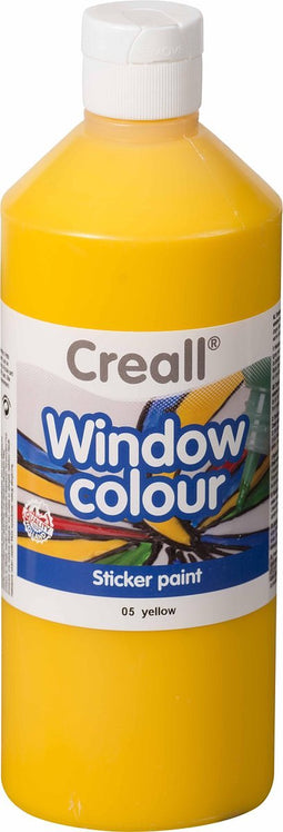 Stickerverf | Creall | Geel | Window color | 500 ml