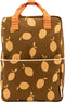 Sticky Lemon Backpack/Boekentas Farmhouse L - Special edition - Lemons - Soil green
