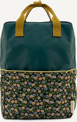 Sticky Lemon Backpack/Boekentas Large - A Journey Of Tales - Golden - Edison Teal