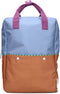 Sticky Lemon Backpack/Boekentas Large Better Together - Colourblocking - Badminton Blue - Leather Ball