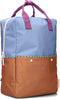 Sticky Lemon Backpack/Boekentas Large Better Together - Colourblocking - Badminton Blue - Leather Ball