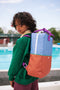Sticky Lemon Backpack/Boekentas Large Better Together - Colourblocking - Badminton Blue - Leather Ball