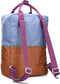 Sticky Lemon Backpack/Boekentas Large Better Together - Colourblocking - Badminton Blue - Leather Ball