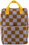 Sticky Lemon Backpack/Boekentas Large Farmhouse - Checkerboard - Blooming Purple - Soil Green