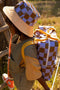 Sticky Lemon Backpack/Boekentas Large Farmhouse - Checkerboard - Blooming Purple - Soil Green