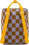 Sticky Lemon Backpack/Boekentas Large Farmhouse - Checkerboard - Blooming Purple - Soil Green