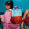 Sticky Lemon Backpack/Boekentas Small Better Together - Colourblocking - Towel Green - Gravel Orange