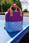 Sticky Lemon Backpack/Boekentas Small Better Together - Colourblocking - Purple Tights - Badminton Blue