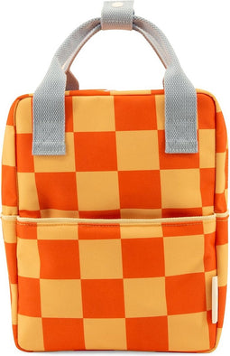 Sticky Lemon Backpack/Boekentas Small Farmhouse - Checkerboard - Pear Jam - Ladybird Red