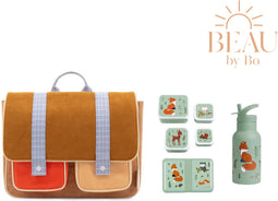 Sticky lemon boekentas + A little lovely company back to school set Bosvriendjes